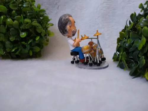 Miniatura personalizada baterista
