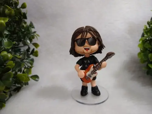 Miniatura Personalizada Guitarrista