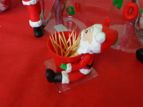 Paliteiro papai noel