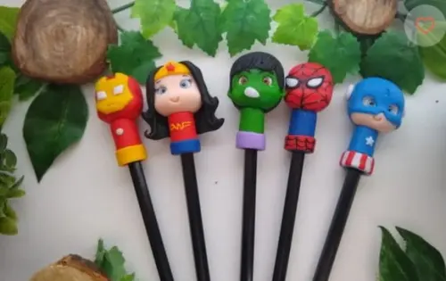 Ponteira Cabeça Super Heróis