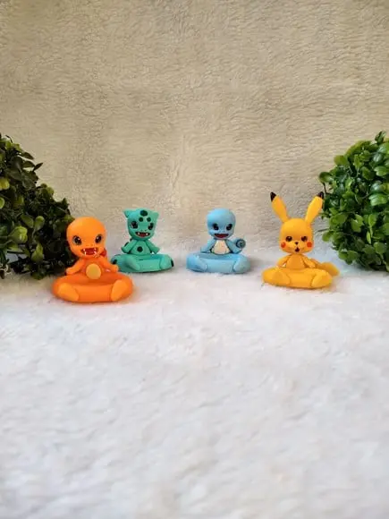 porta doce pokemon sentado