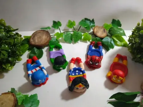 Porta doce super heróis