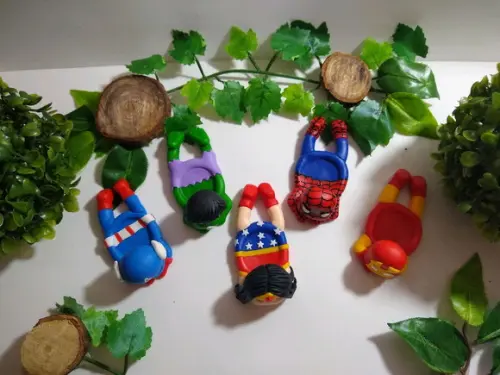 Porta doce super heróis