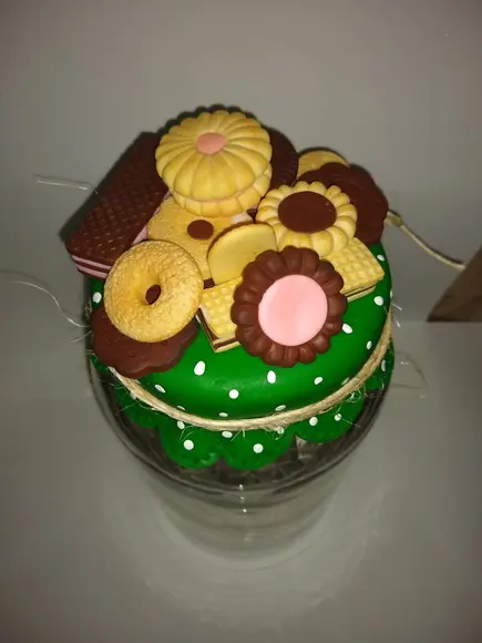 Pote Biscoito, Pote Decorado