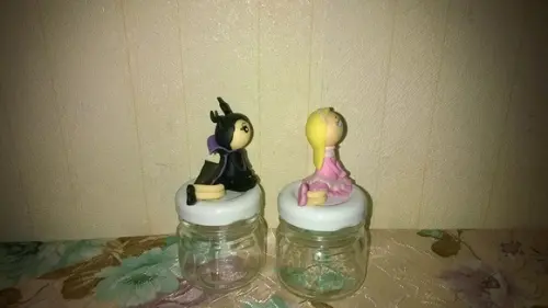 potes brigadeiro princesas
