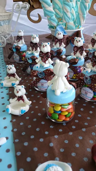 potes brigadeiro ursinho
