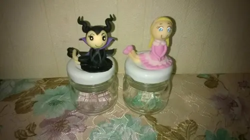 potes brigadeiro princesas