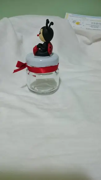 potinho para brigadeiro joaninha