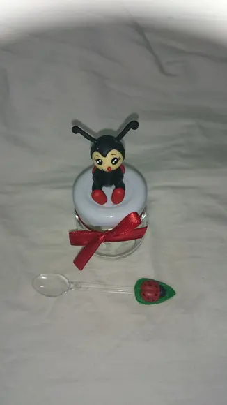potinho para brigadeiro joaninha