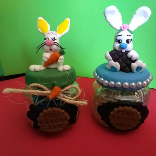 Potinhos de pascoa