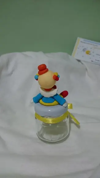 Potinho para brigadeiro palhaço