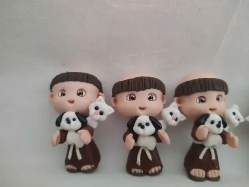 São Francisco de Assis com Cachorro e Gato
