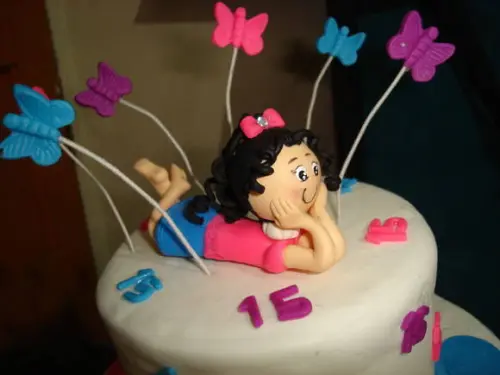 Topo bolo 15 anos