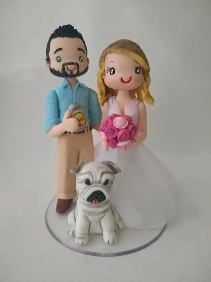 Topo casamento com 1 pet