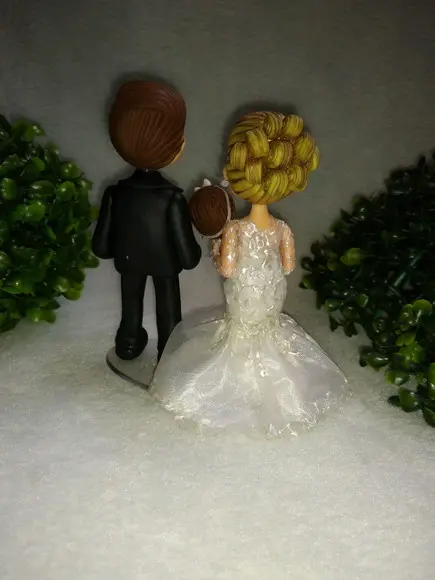 Topo Casamento Casal com Bebê
