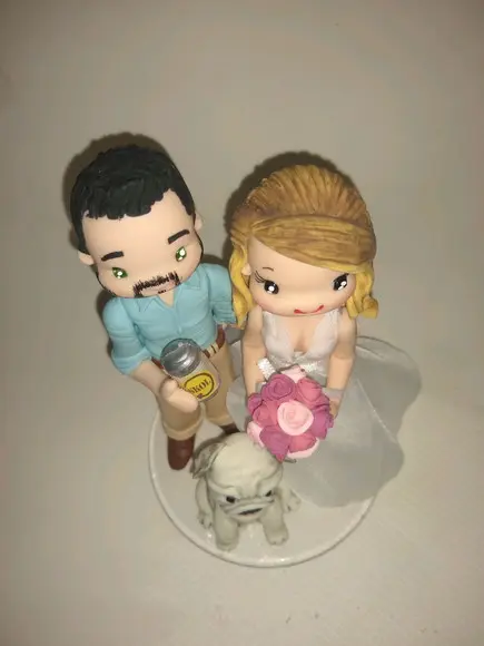 Topo casamento com 1 pet