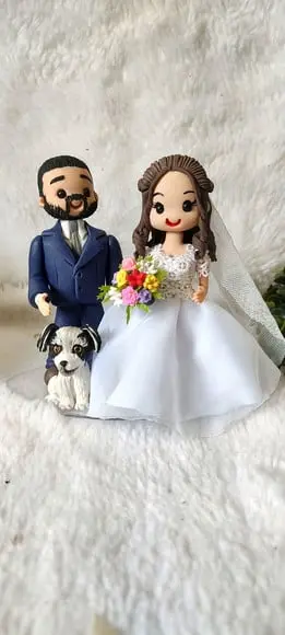 Topo Casamento com 1 Pet