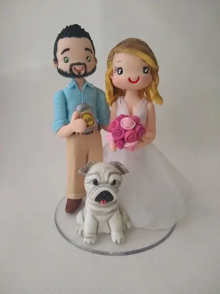 Topo casamento com 1 pet