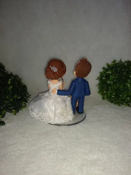 Topo casamento com 2 gato