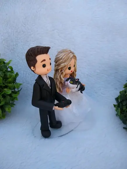 Topo casamento com gato e videogame