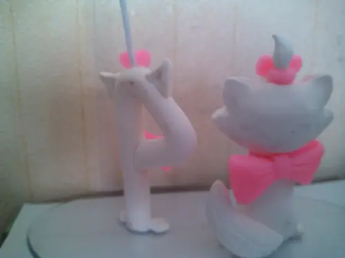 Topo com vela da gata marie