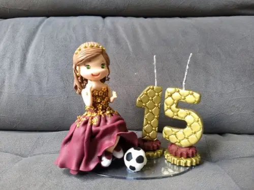 Topo de bolo 15 anos