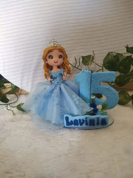 Topo de Bolo 15 Anos Cinderela
