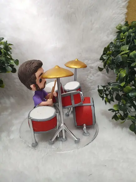Topo de Bolo Baterista