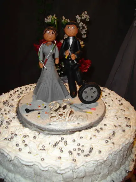 topo de bolo bodas de prata