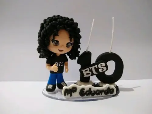 Topo de bolo bts