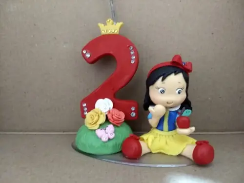 Topo de bolo Branca de neve