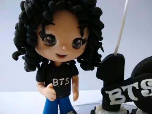 Topo de bolo bts