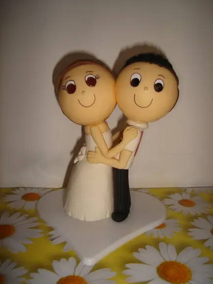 Topo De Bolo Casamento de time