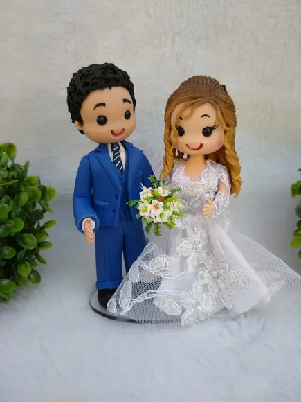 Topo de Bolo Casamento Personalizado