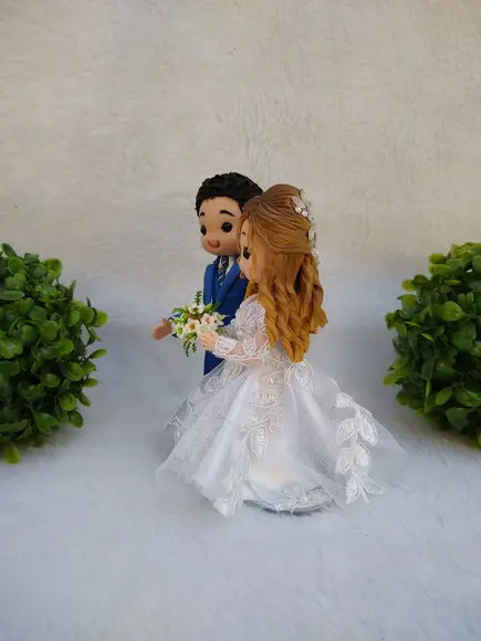 Topo de Bolo Casamento Personalizado