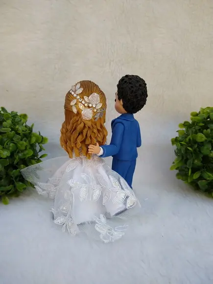 Topo de Bolo Casamento Personalizado