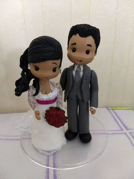 Topo De Bolo Casamento Personalizados