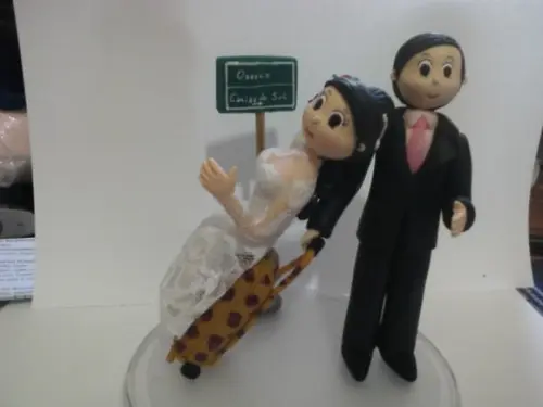 Topo De Bolo Casamento viagem