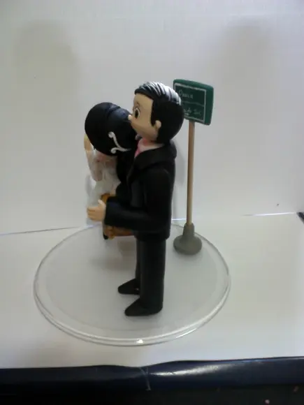 Topo De Bolo Casamento viagem