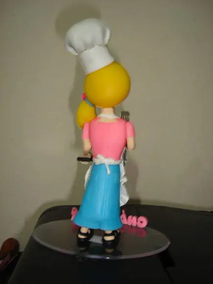 Topo de bolo cozinheira