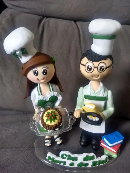 topo de bolo cozinheiros