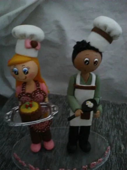 Topo De Bolo Cozinheiros