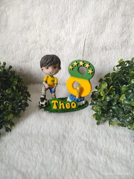Topo de Bolo Futebol