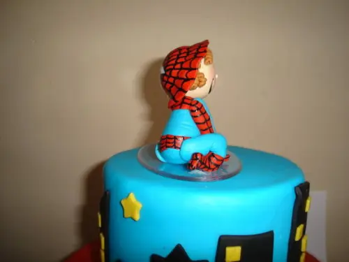 topo de bolo homen aranha