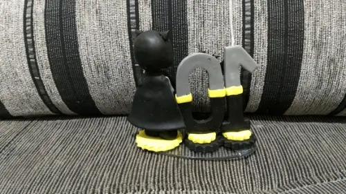 Topo de bolo homem gato
