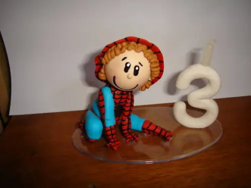 topo de bolo homen aranha
