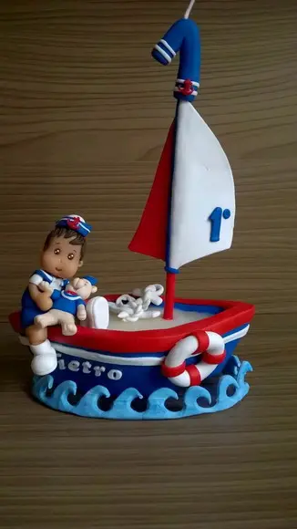 Topo de bolo marinheiro