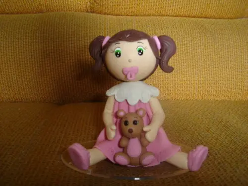 topo de bolo menina