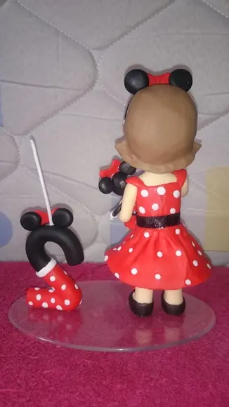 topo de bolo minnie