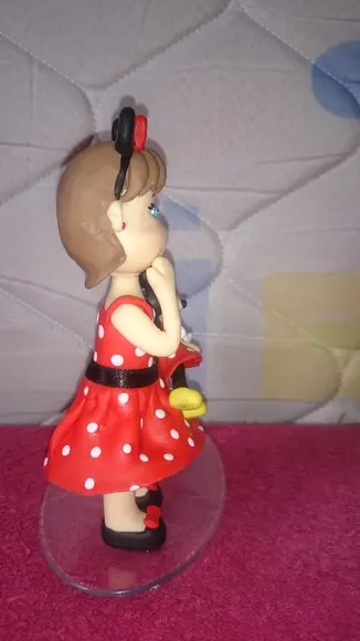 topo de bolo minnie